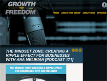 Tablet Screenshot of growthtofreedom.com